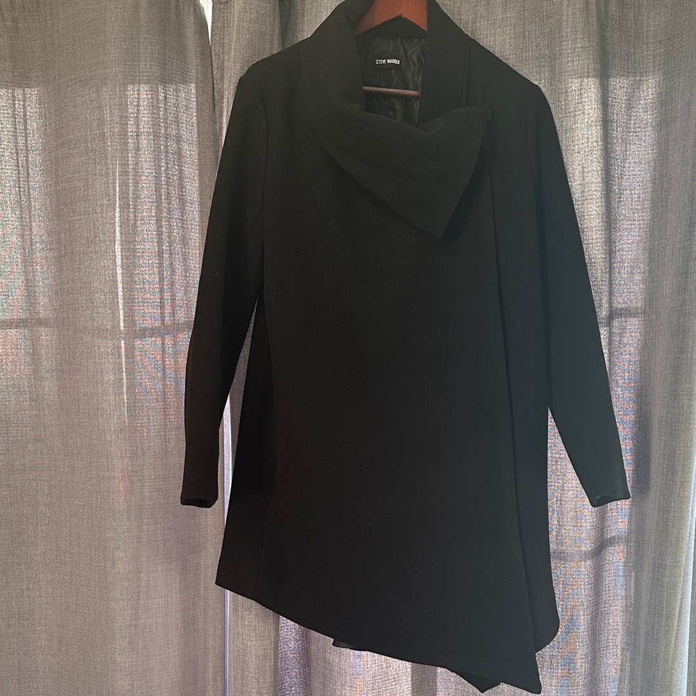 Black Asymmetrical Cape